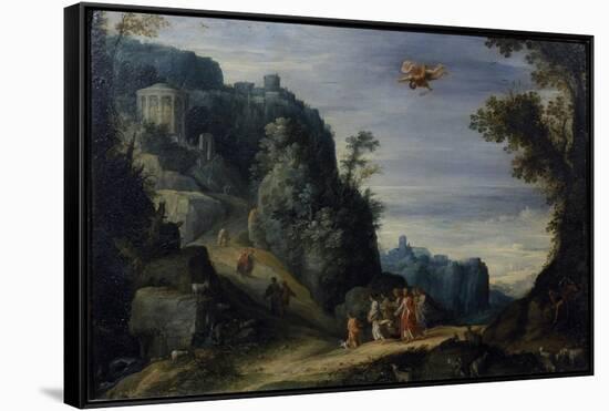 Mercury and Herse, C.1605-Paul Brill Or Bril-Framed Stretched Canvas