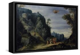 Mercury and Herse, C.1605-Paul Brill Or Bril-Framed Stretched Canvas