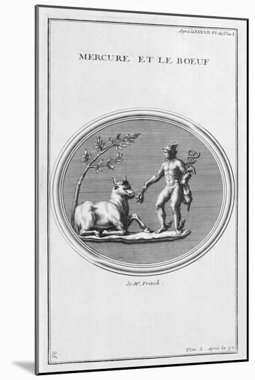 Mercury and the Ox, 1757-Bernard De Montfaucon-Mounted Giclee Print