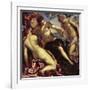 Mercury and the Three Graces, 1578-Jacopo Robusti Tintoretto-Framed Giclee Print