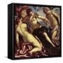 Mercury and the Three Graces, 1578-Jacopo Robusti Tintoretto-Framed Stretched Canvas