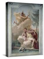 Mercury Appearing to Aeneas in Dream to Order Him to Go to Carthage-Giambattista Tiepolo-Stretched Canvas