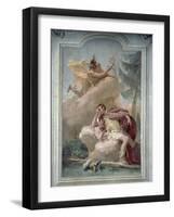 Mercury Appearing to Aeneas in Dream to Order Him to Go to Carthage-Giambattista Tiepolo-Framed Giclee Print