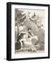 Mercury Appears to Æneas in a Dream, C.1770-Giandomenico Tiepolo-Framed Giclee Print