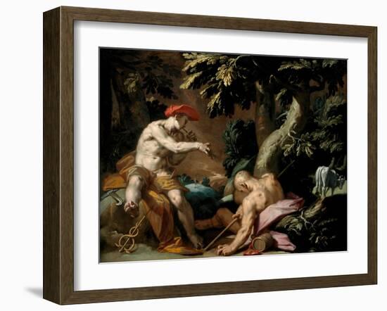 Mercury, Argus and Io, Ca 1592-Abraham Bloemaert-Framed Giclee Print