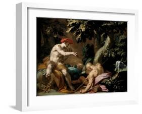 Mercury, Argus and Io, Ca 1592-Abraham Bloemaert-Framed Giclee Print