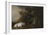 Mercury, Argus and Io-Govert Flinck-Framed Art Print