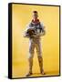 Mercury Astronaut Gordon Cooper Wearing a Spacesuit-null-Framed Stretched Canvas