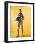 Mercury Astronaut Gordon Cooper Wearing a Spacesuit-null-Framed Photo