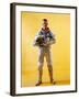 Mercury Astronaut Gordon Cooper Wearing a Spacesuit-null-Framed Photo