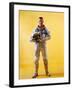 Mercury Astronaut Gordon Cooper Wearing a Spacesuit-null-Framed Photo