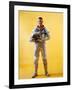 Mercury Astronaut Gordon Cooper Wearing a Spacesuit-null-Framed Photo