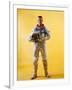 Mercury Astronaut Gordon Cooper Wearing a Spacesuit-null-Framed Photo