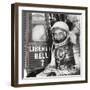 Mercury Astronaut Gus Grissom Beside Liberty 7 Which He Will Navigate in Space Flight-null-Framed Premium Photographic Print