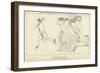 Mercury Conducting the Souls of the Suitors to the Infernal Regions-John Flaxman-Framed Giclee Print