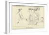 Mercury Conducting the Souls of the Suitors to the Infernal Regions-John Flaxman-Framed Giclee Print