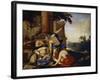 Mercury Giving the Child Bacchus to the Nymphs of Nysa, 1638-Laurent de La Hyre-Framed Giclee Print