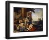 Mercury Giving the Child Bacchus to the Nymphs of Nysa, 1638-Laurent de La Hyre-Framed Giclee Print