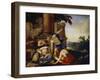 Mercury Giving the Child Bacchus to the Nymphs of Nysa, 1638-Laurent de La Hyre-Framed Giclee Print