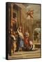 Mercury, Herse and Aglauros-Sebastiano Ricci-Framed Stretched Canvas