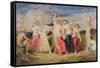 Mercury Instructing the Nymphs in Dance, 1848-Frederick Richard Pickersgill-Framed Stretched Canvas