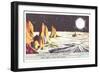 Mercury Landscape Trade Card-null-Framed Premium Giclee Print