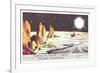 Mercury Landscape Trade Card-null-Framed Art Print