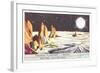 Mercury Landscape Trade Card-null-Framed Art Print