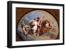 Mercury Leading Psyche to Olympus-Federico Maldarelli-Framed Giclee Print