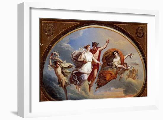 Mercury Leading Psyche to Olympus-Federico Maldarelli-Framed Giclee Print