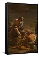 Mercury Lulling Argus to Sleep, c.1770-1775-Ubaldo Gandolfi-Framed Stretched Canvas