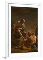 Mercury Lulling Argus to Sleep, c.1770-1775-Ubaldo Gandolfi-Framed Giclee Print