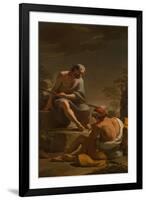 Mercury Lulling Argus to Sleep, c.1770-1775-Ubaldo Gandolfi-Framed Giclee Print