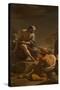 Mercury Lulling Argus to Sleep, c.1770-1775-Ubaldo Gandolfi-Stretched Canvas