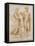 Mercury Offering the Cup of Immortality to Psyche-Raphael-Framed Stretched Canvas