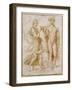 Mercury Offering the Cup of Immortality to Psyche-Raphael-Framed Giclee Print