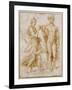 Mercury Offering the Cup of Immortality to Psyche-Raphael-Framed Giclee Print