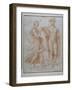 Mercury Offers the Cup of Immortality to Psyche-Giulio Romano-Framed Giclee Print