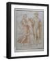 Mercury Offers the Cup of Immortality to Psyche-Giulio Romano-Framed Giclee Print