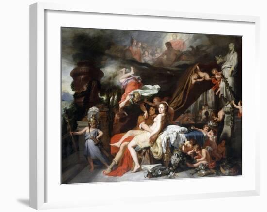 Mercury Ordering Calypso to Release Ulysses-Gerard De Lairesse-Framed Giclee Print