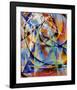 Mercury Passing Before the Sun-Giacomo Balla-Framed Art Print