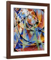 Mercury Passing Before the Sun-Giacomo Balla-Framed Art Print