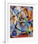 Mercury Passing Before the Sun-Giacomo Balla-Framed Art Print