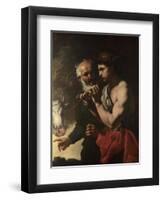 Mercury Piping to Argus, 1655-1657-Johann Karl Loth-Framed Premium Giclee Print