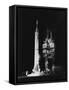 Mercury-Redstone 3 Missile On Launch Pad, Cape Canaveral, Florida-Stocktrek Images-Framed Stretched Canvas