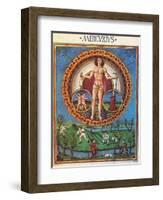 Mercury Rules Virgo-Science Source-Framed Giclee Print