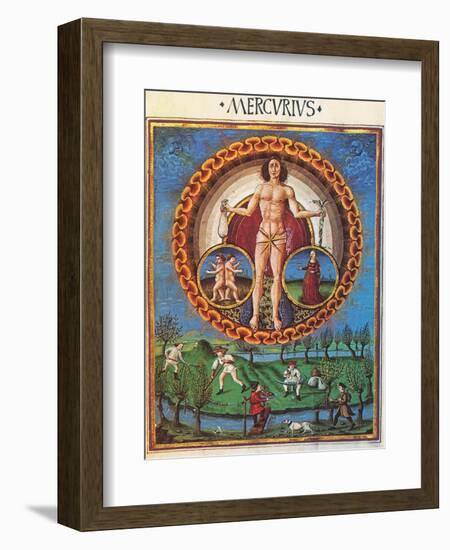 Mercury Rules Virgo-Science Source-Framed Giclee Print