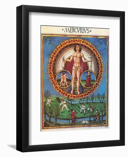 Mercury Rules Virgo-Science Source-Framed Giclee Print