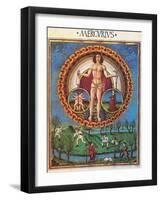 Mercury Rules Virgo-Science Source-Framed Giclee Print