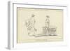 Mercury's Message to Calypso-John Flaxman-Framed Giclee Print